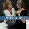 Icon for Phoenix Rising Essentials, showing two women facing each other, hands over one's heart