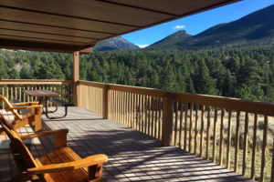 yoga therapy training estes park view from porch