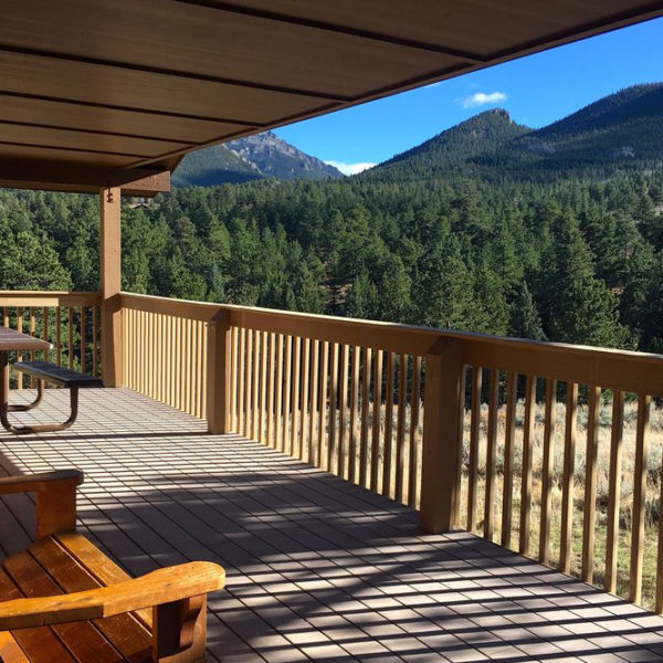 yoga therapy training estes park view from porch