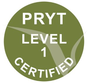 Yoga Therapy logo for PRYT Level 1 Certified